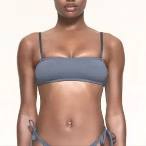 SKIMS Recycled Swim Bandeau Bikini Top